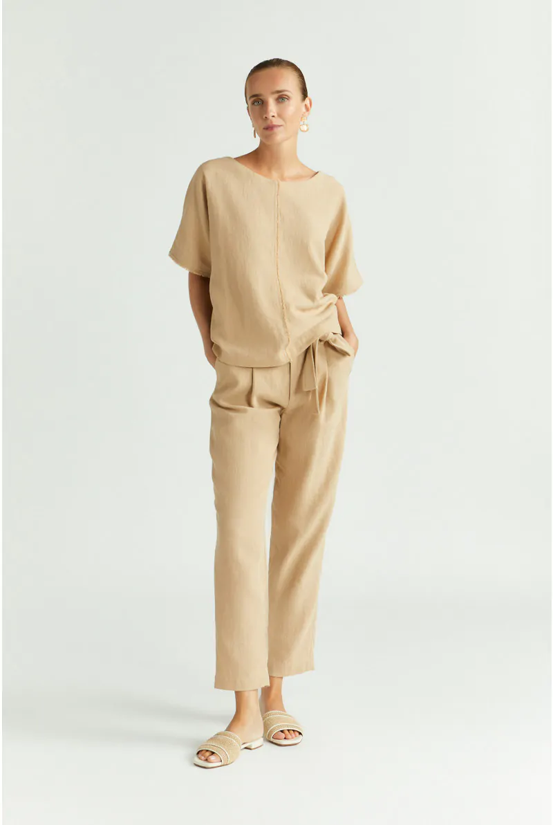 Xandres Blouse à L’aspect Lin 14439-01-8370