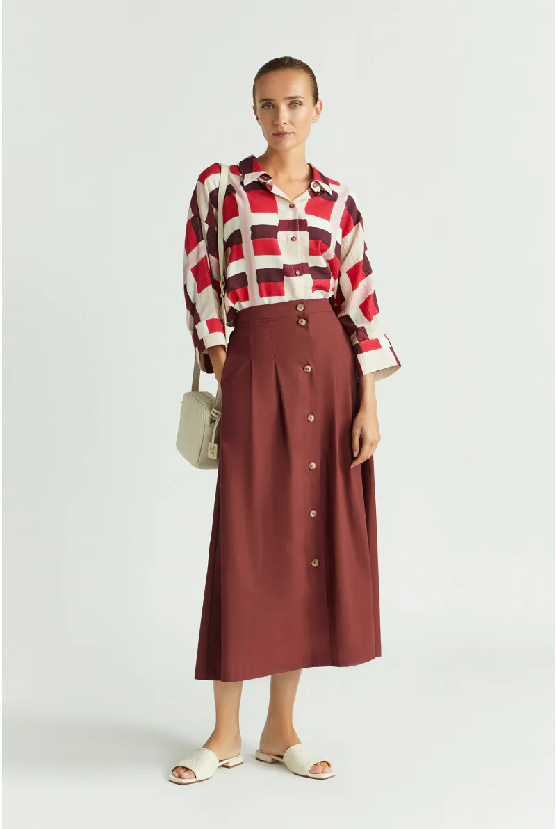 Xandres Blouse à Motif Aquarelle 14444-01-2695