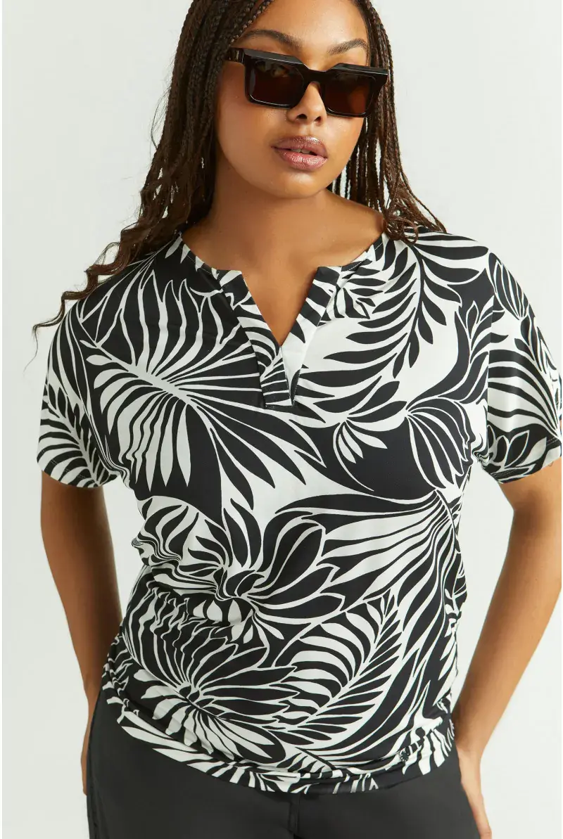 xandres Blouse à motif floral 29336-01-0045