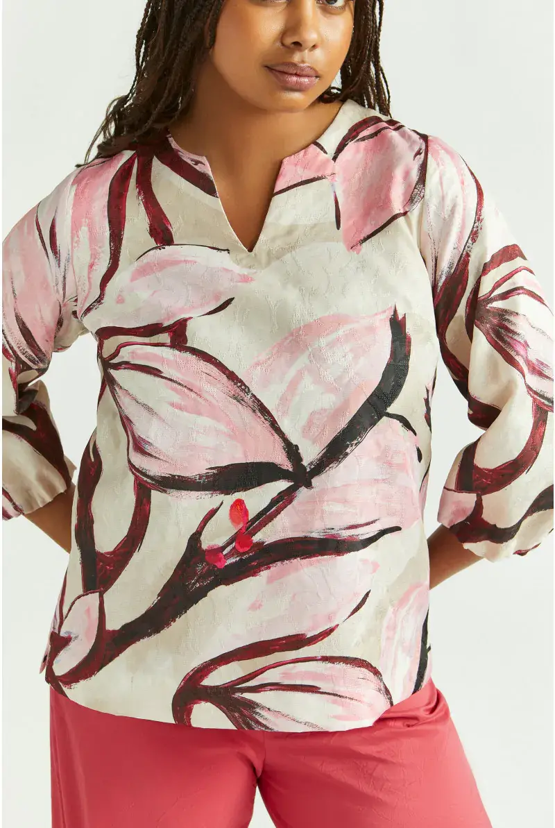 xandres Blouse à motif floral 82016-01-5116