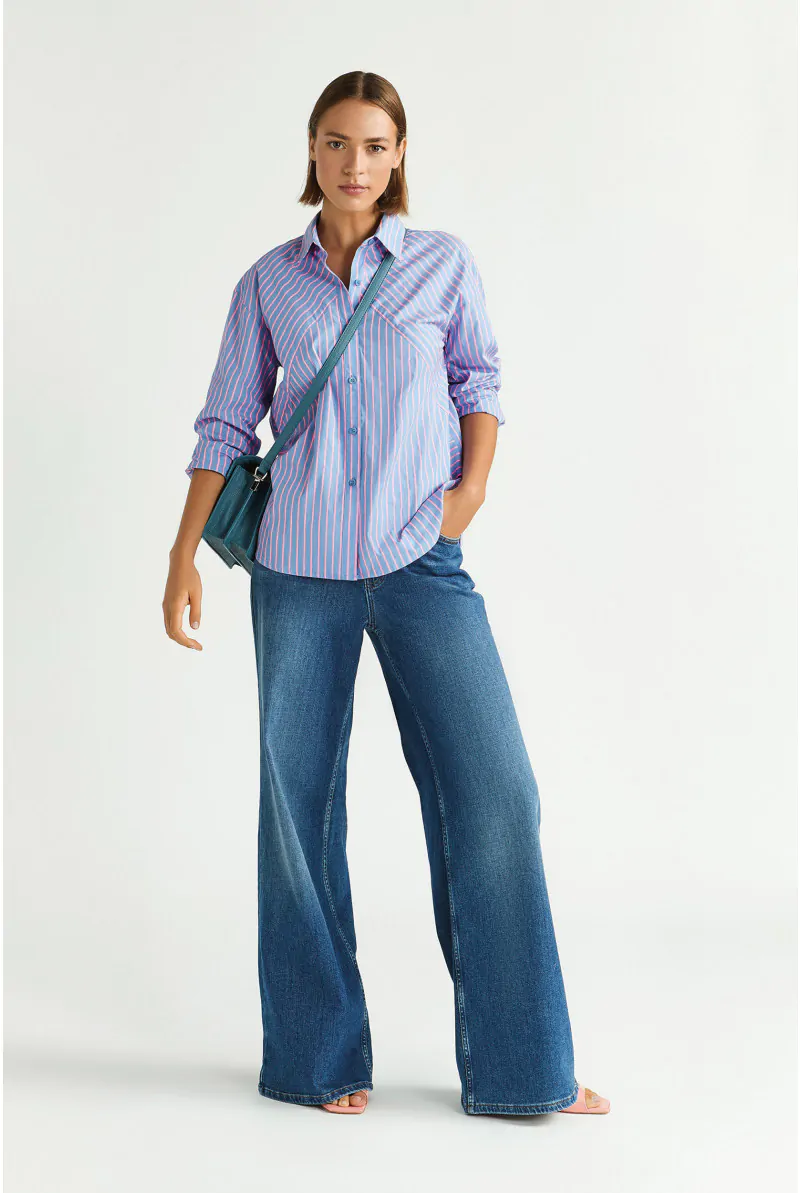 Xandres Blouse à Rayures Fluo 14394-01-3046