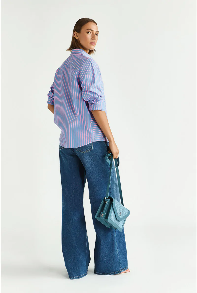 Xandres Blouse à Rayures Fluo 14394-01-3046