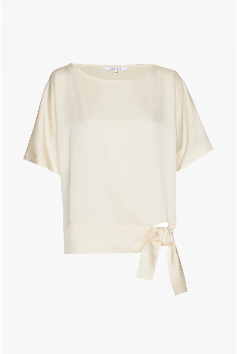 xandres Blouse avec noeud 60434-02-9840