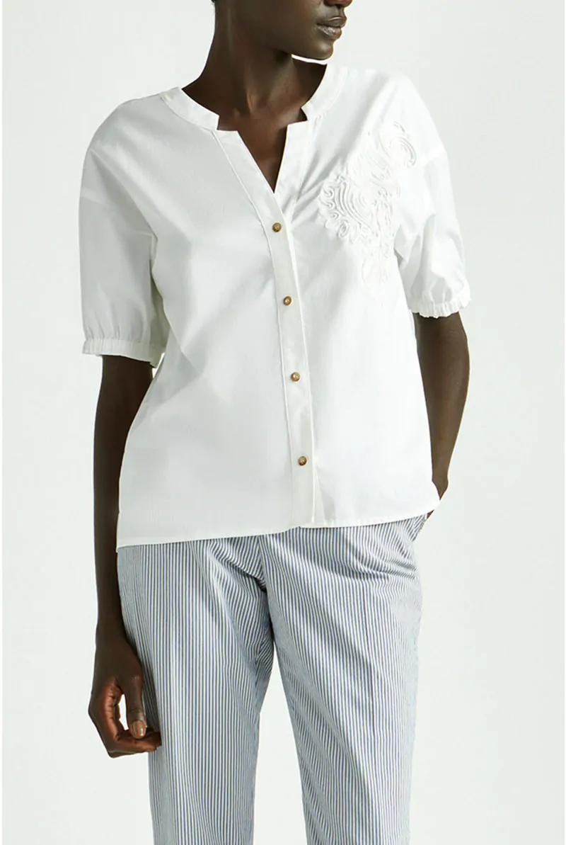 Xandres Blouse Brodée 14430-01-0160