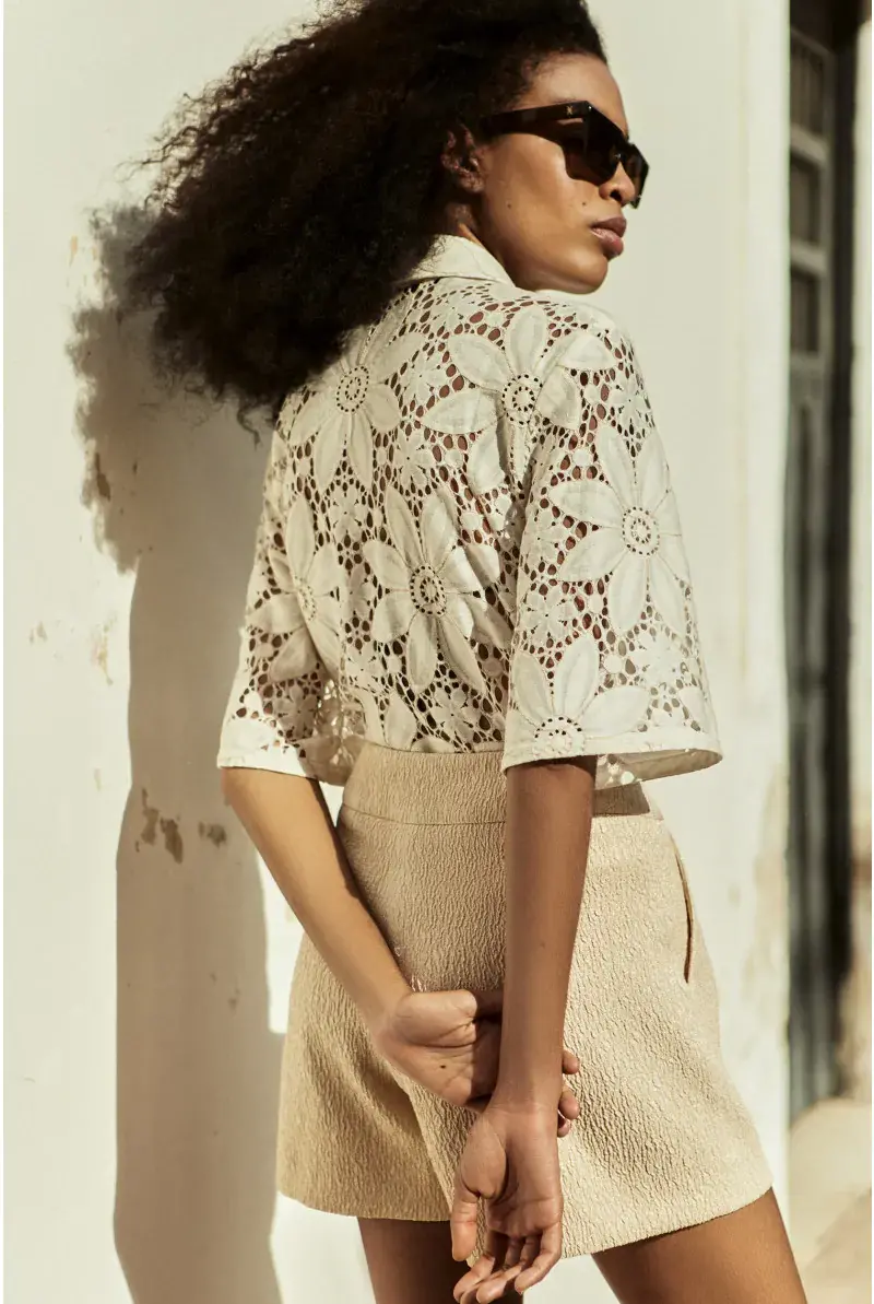 Xandres Blouse En Broderie Anglaise 14505-01-1251