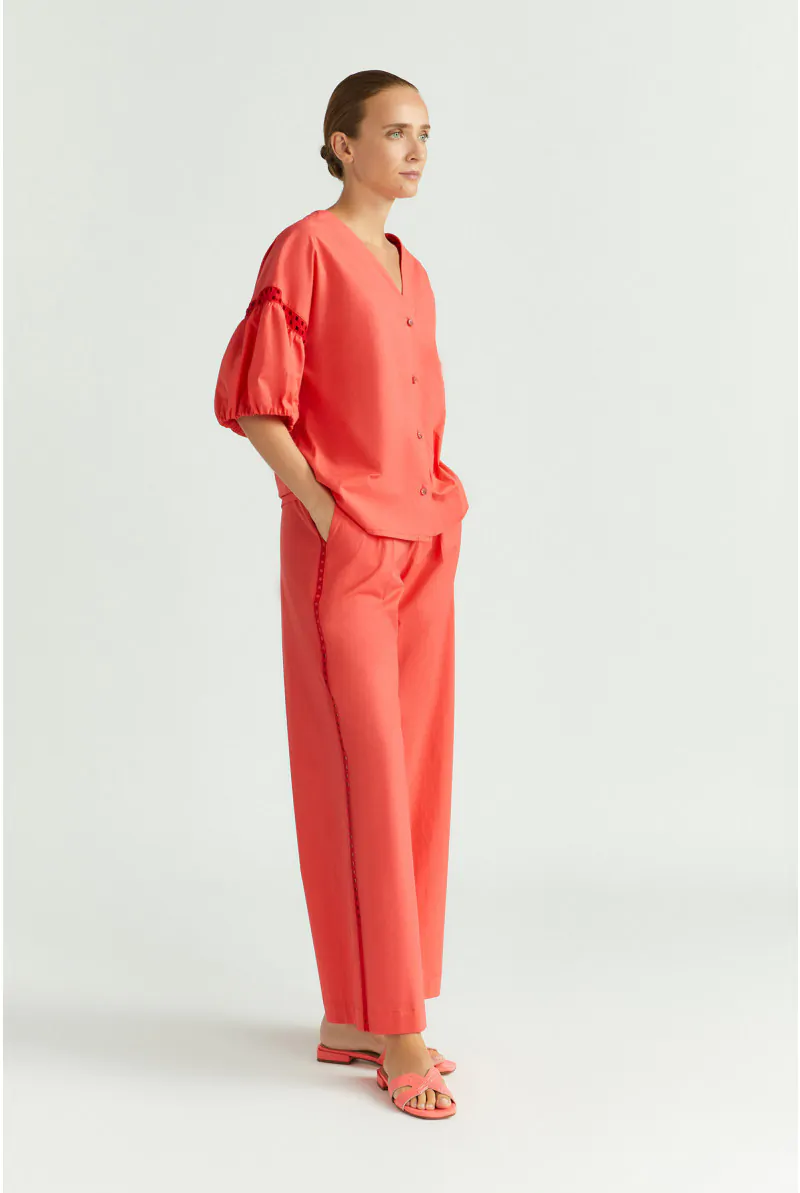 Xandres Blouse En Coton Biologique 61286-01-2690