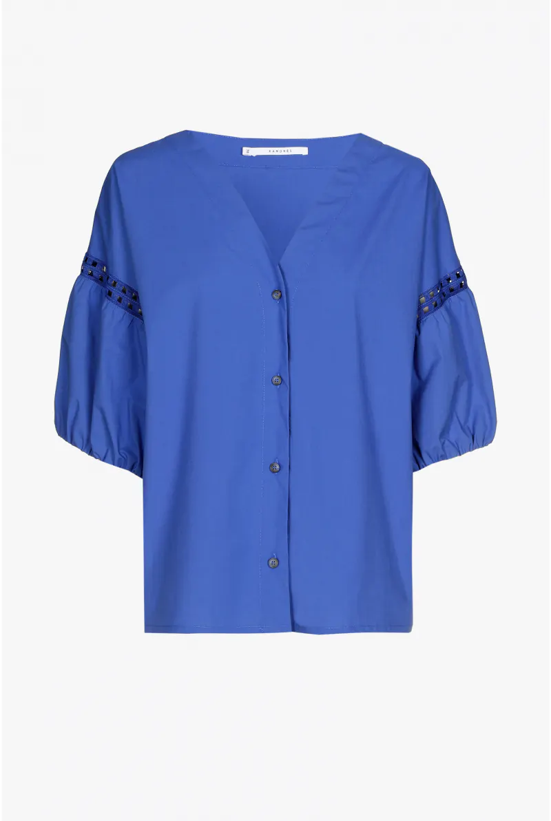 xandres Blouse en coton biologique 61286-01-5160