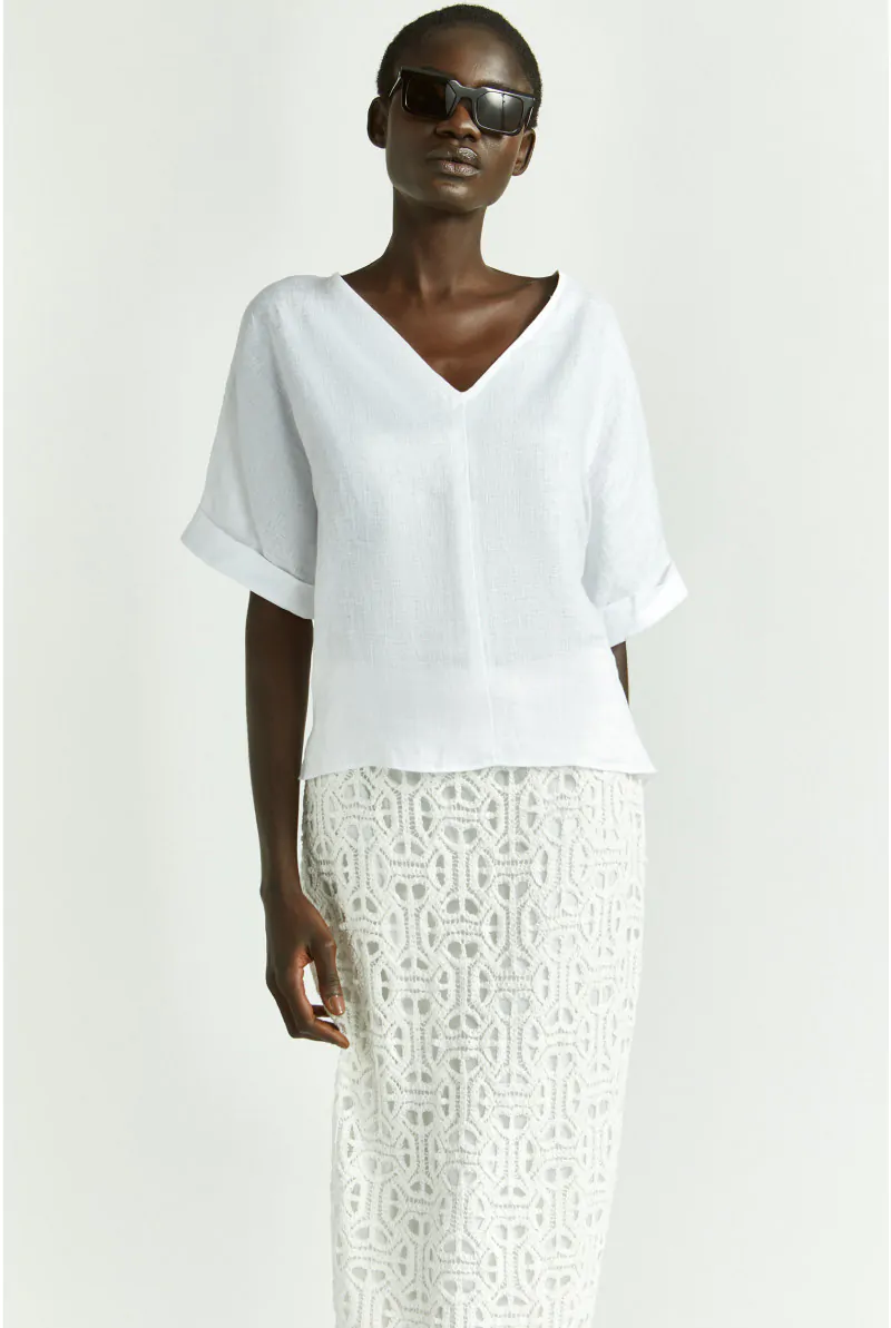 Xandres Blouse En Lin D’été 14447-02-0160