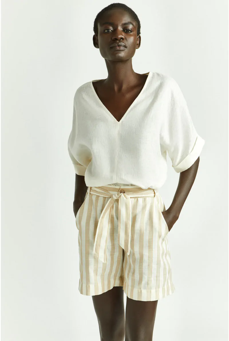 xandres Blouse en lin d’été 14447-02-0620