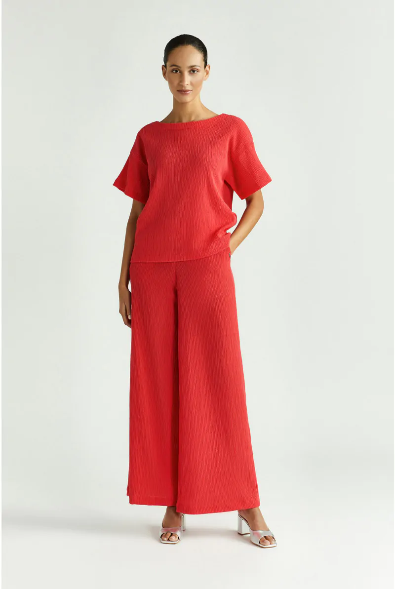 Xandres Blouse En Tissu Fripé 14446-01-2690