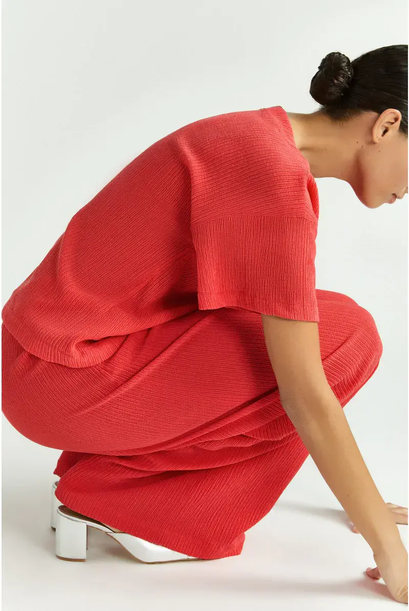 Xandres Blouse En Tissu Fripé 14446-01-2690