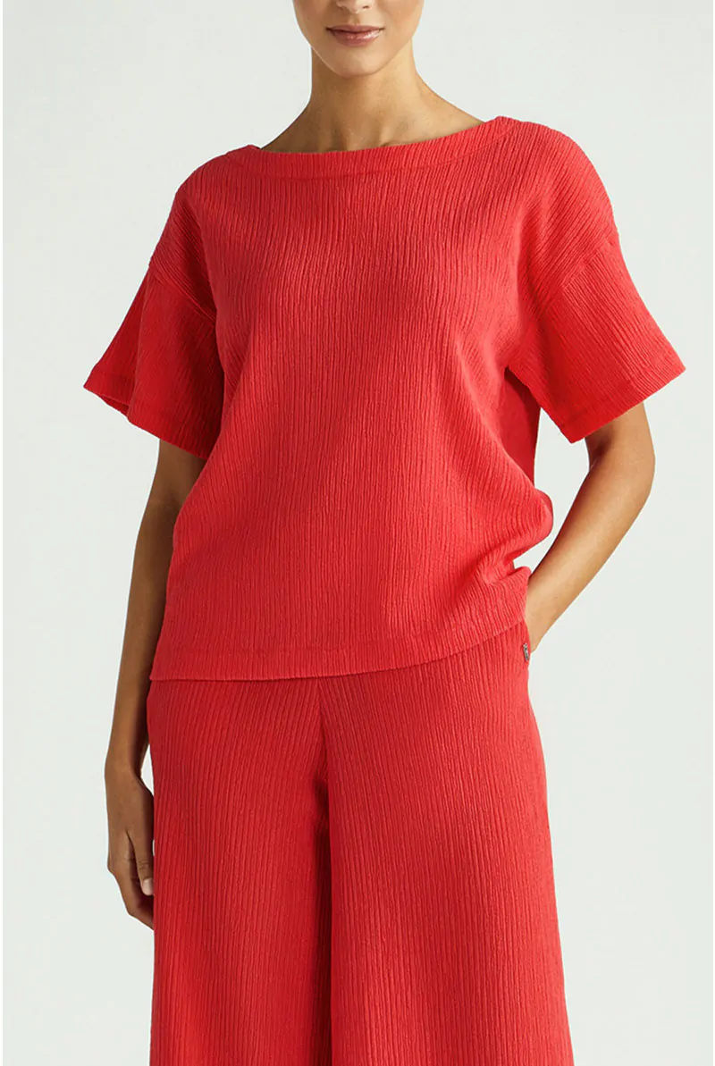 xandres Blouse en tissu fripé 14446-01-2690