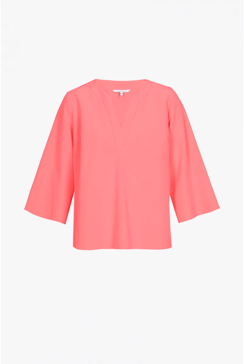Xandres Blouse En Tissu Sergé 61258-01-3460