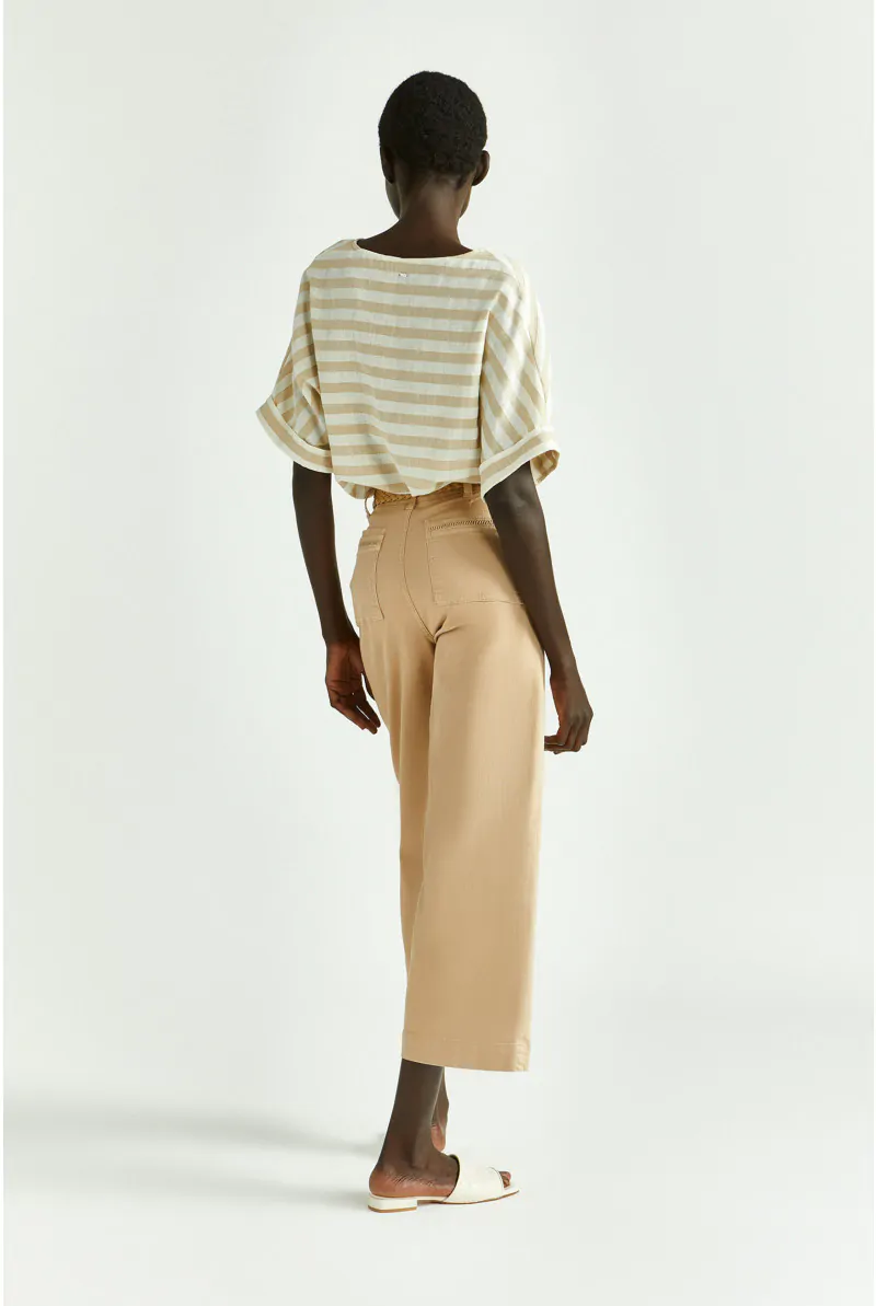 Xandres Blouse Rayée à Encolure En V 14424-01-8375