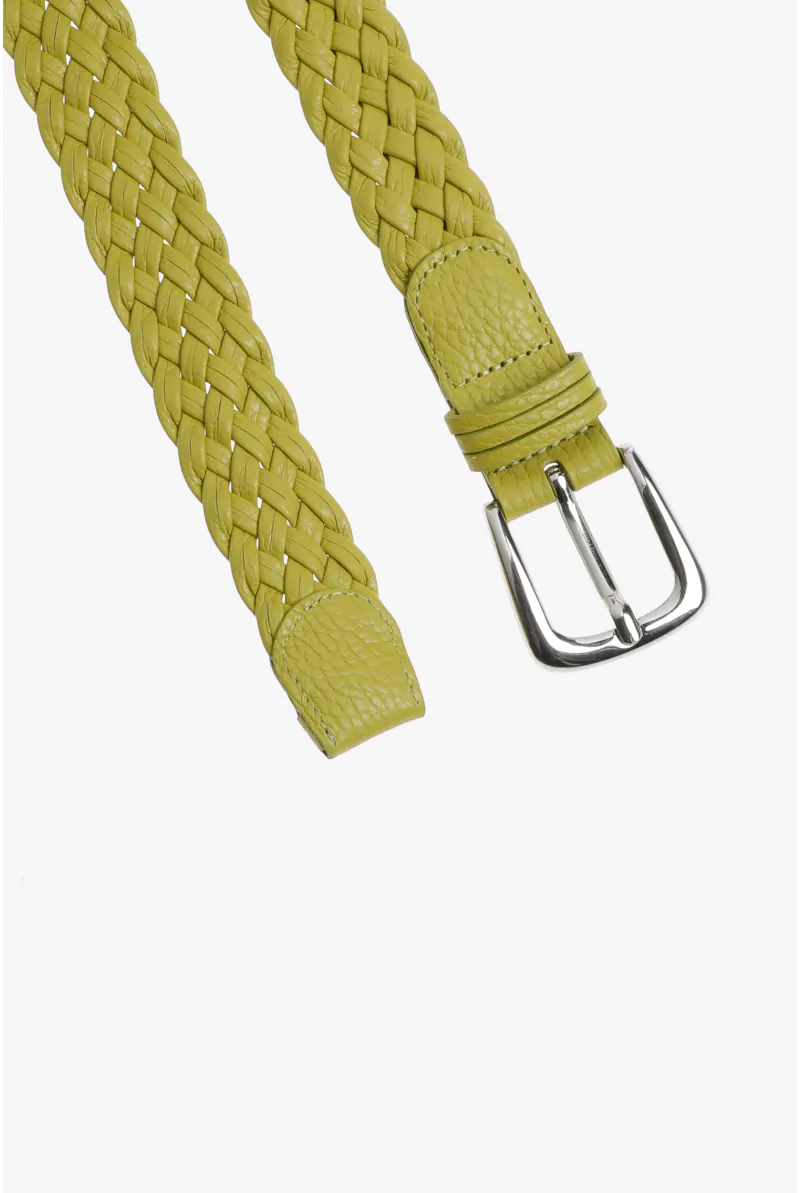 Xandres Ceinture Tressée 100 % En Cuir 61280-01-6590