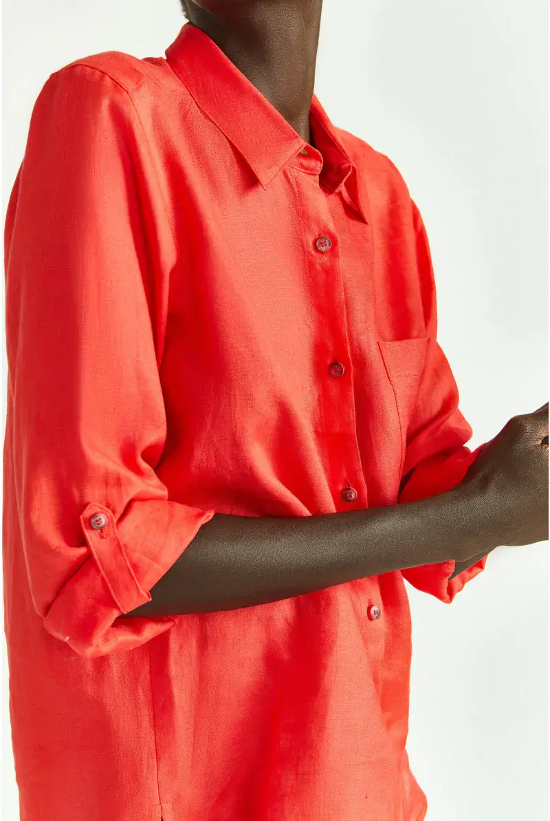 xandres Chemisier en lin d’été 14310-02-2690