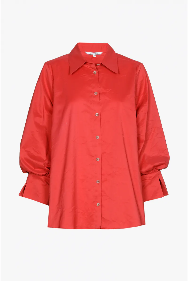 xandres Chemisier en tissu froissé 14383-01-2490