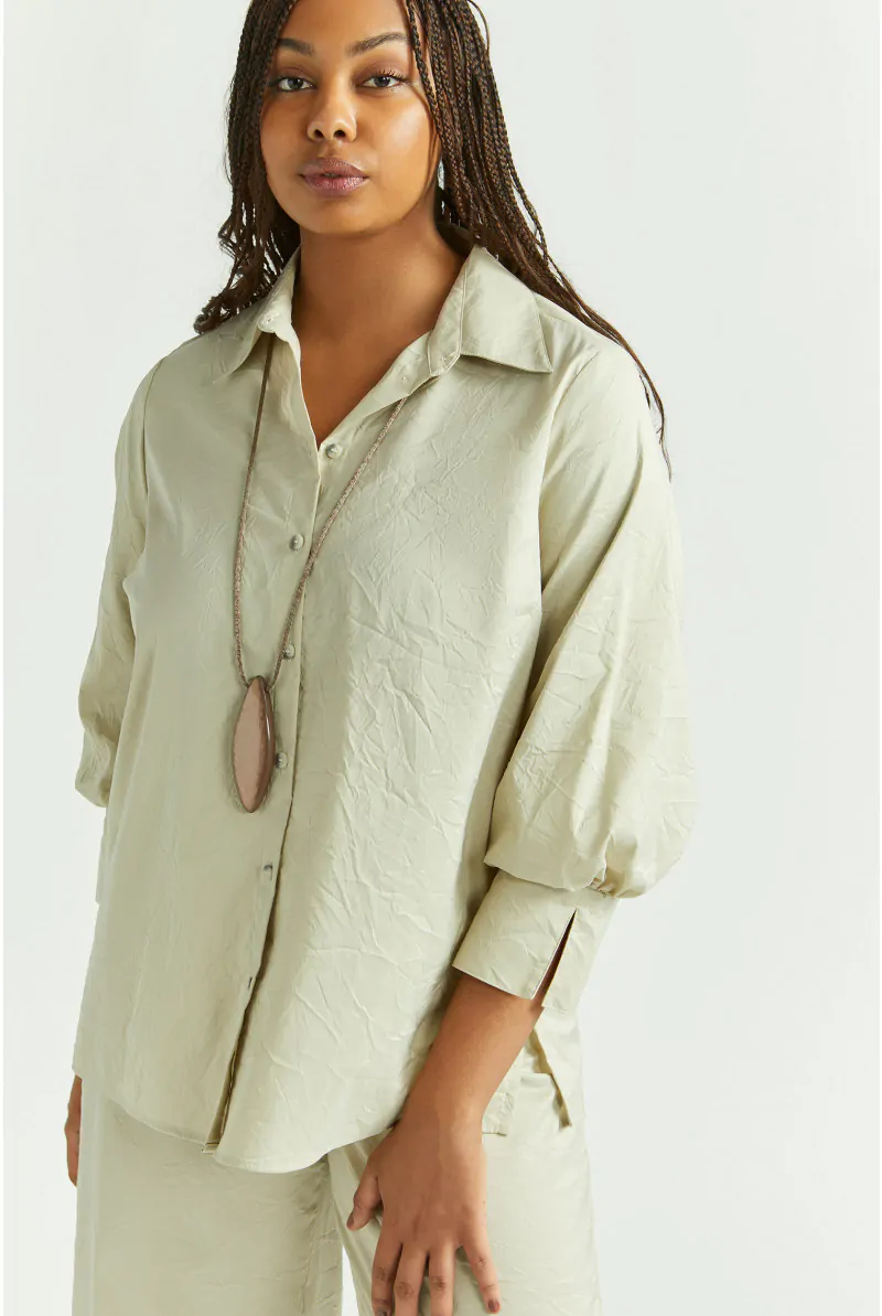 Xandres Chemisier En Tissu Froissé 14383-01-3490