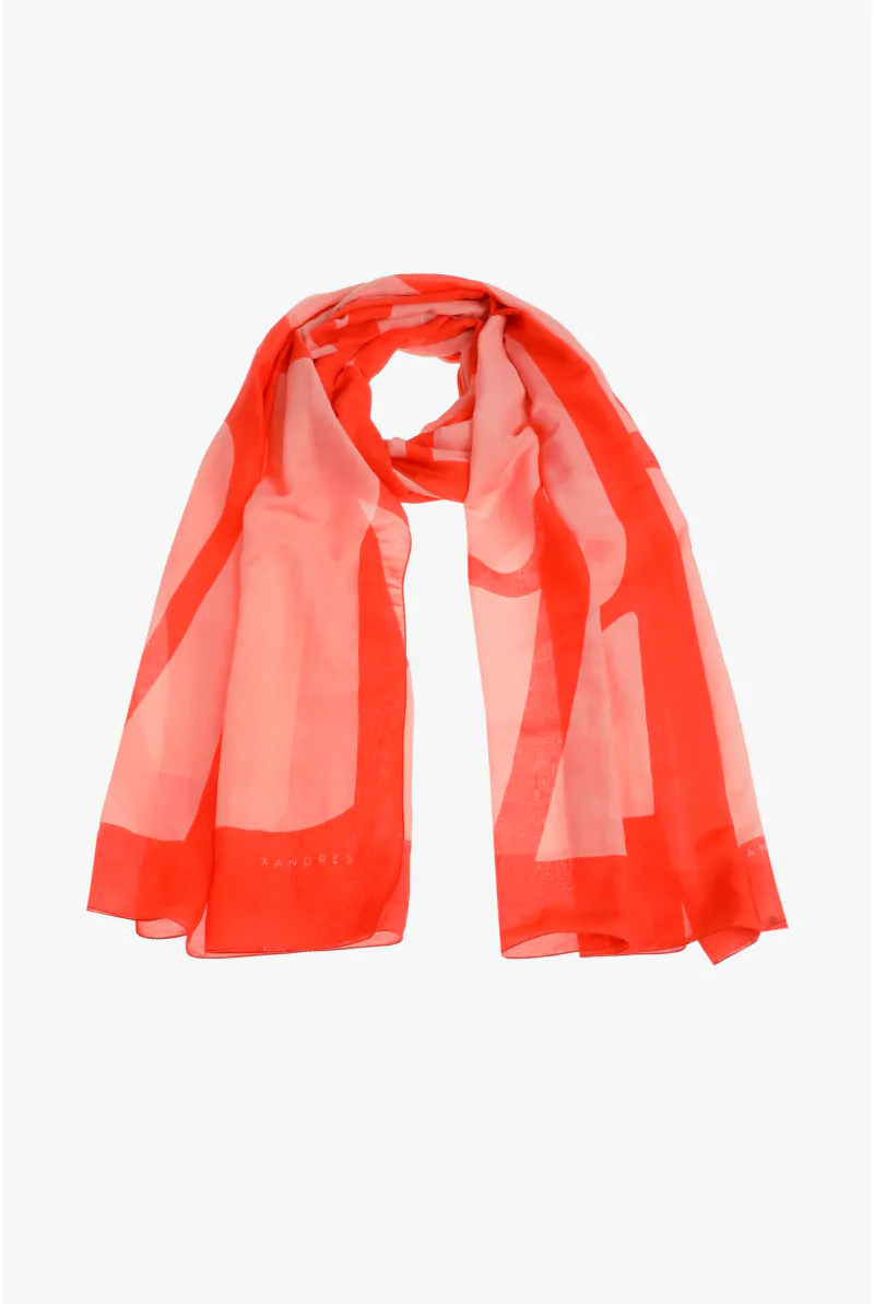 xandres Écharpe à imprimé graphique 61270-01-5110