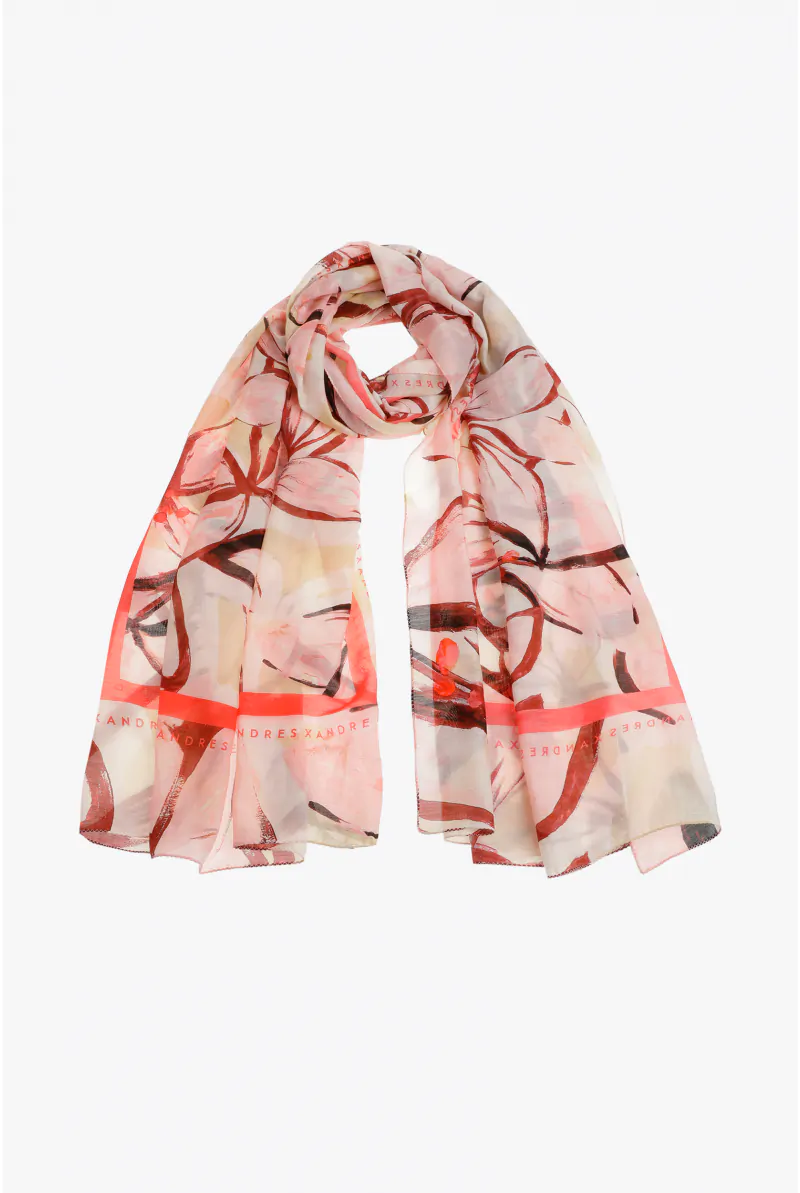 xandres Écharpe à motif floral 61268-01-5110