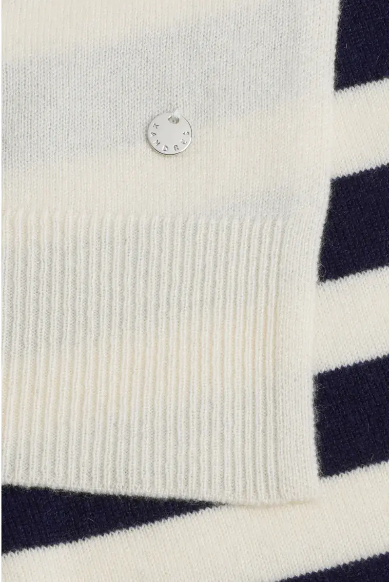 Xandres Écharpe Rayée En Cachemire 29297-01-8806