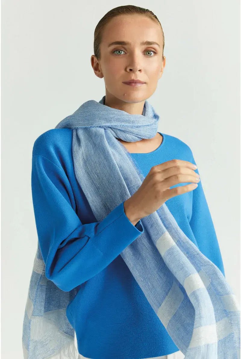 xandres Écharpe tissée en lin 61273-01-3040