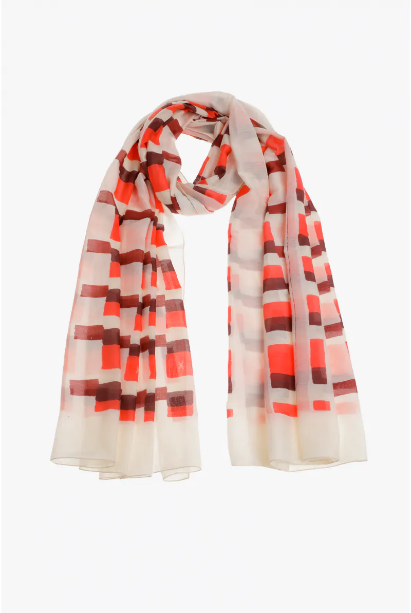 xandres Foulard à motif aquarelle 61302-01-2690