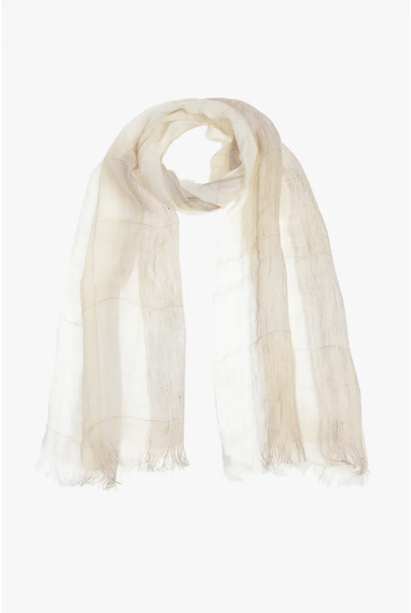 xandres Foulard rayé en lin 61308-01-0620