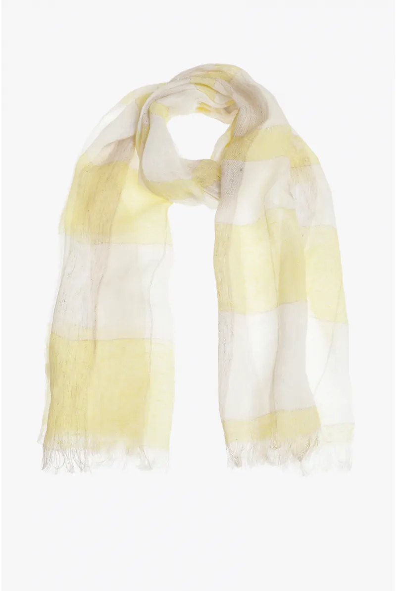 xandres Foulard rayé en lin 61308-01-4010