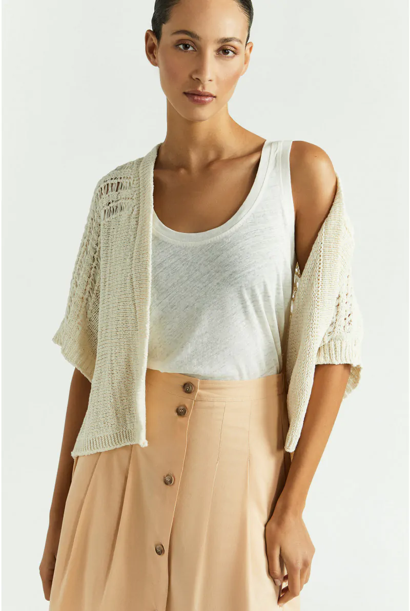 xandres Gilet en maille ajourée 29312-01-1841