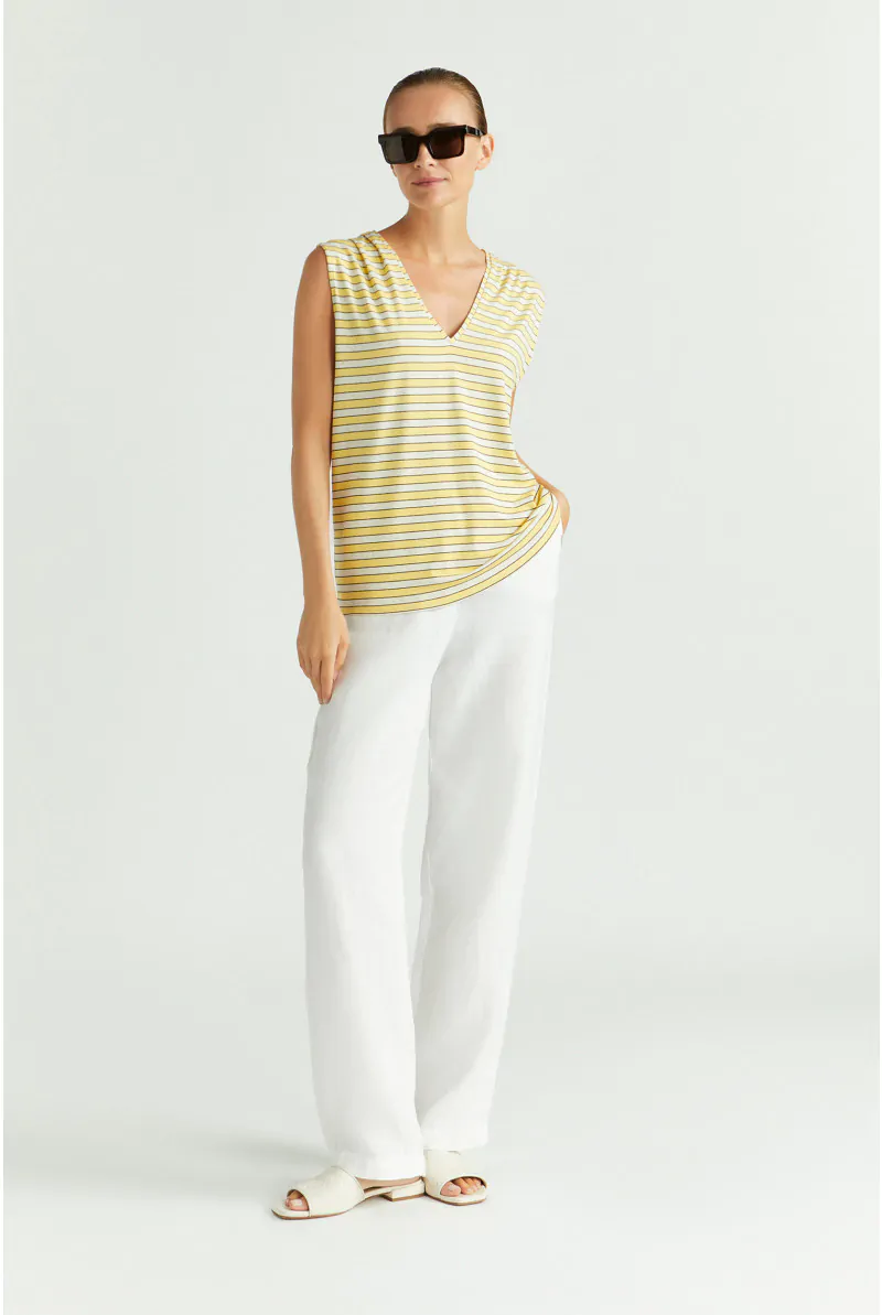 Xandres Haut Rayé Sans Manches 29316-01-4015