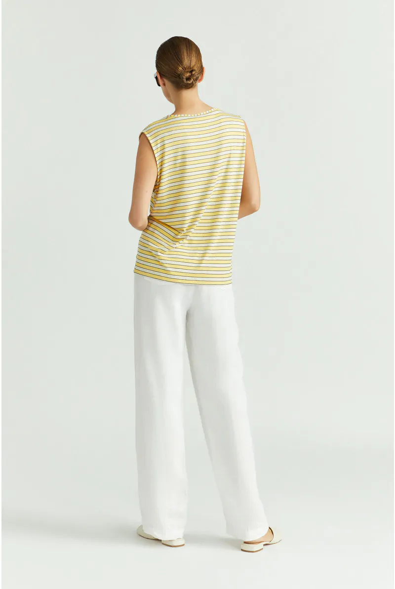 Xandres Haut Rayé Sans Manches 29316-01-4015