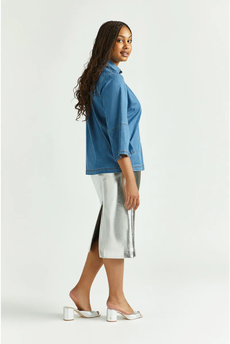Xandres Jupe Crayon En Faux Cuir 61254-01-0301