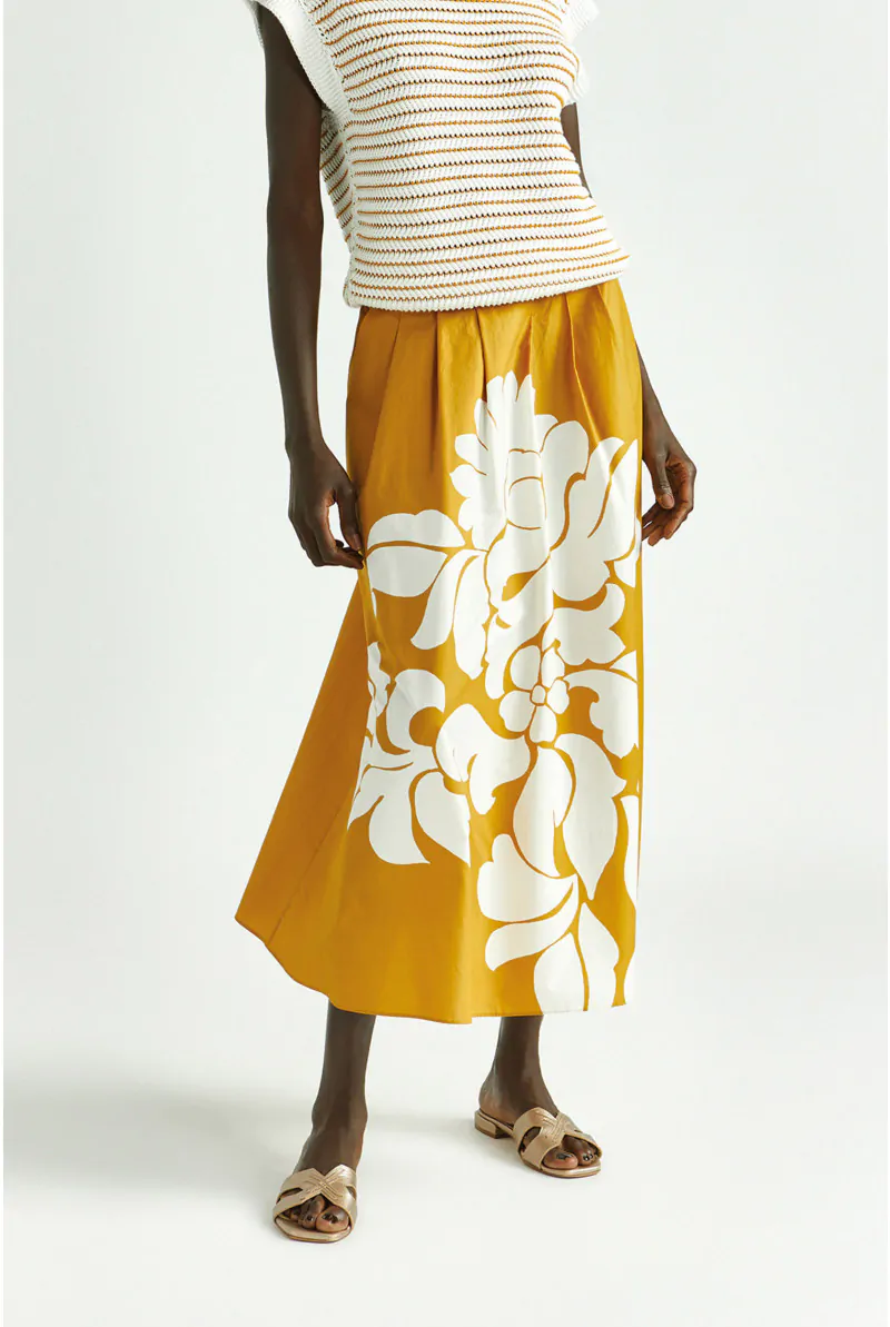 xandres Jupe en coton avec imprimé 61289-01-2705