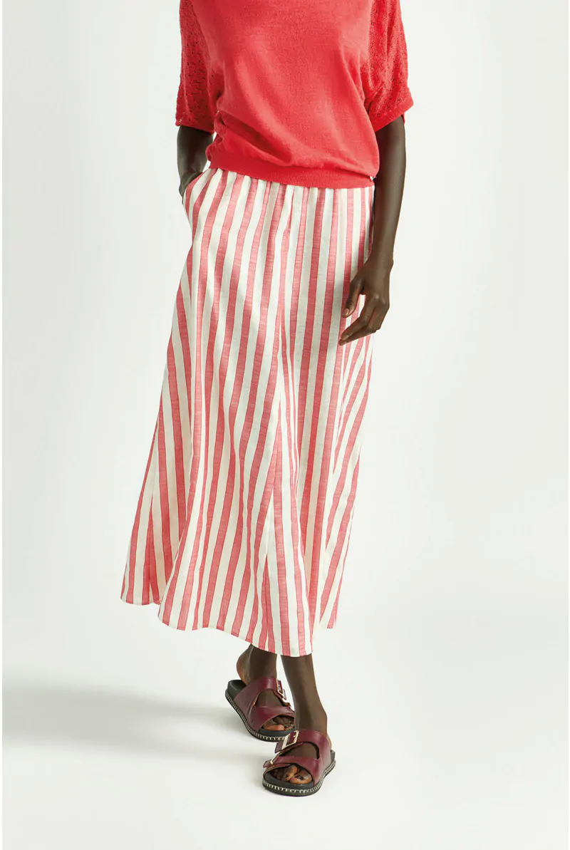 xandres Jupe rayée en ligne A 14422-01-2696