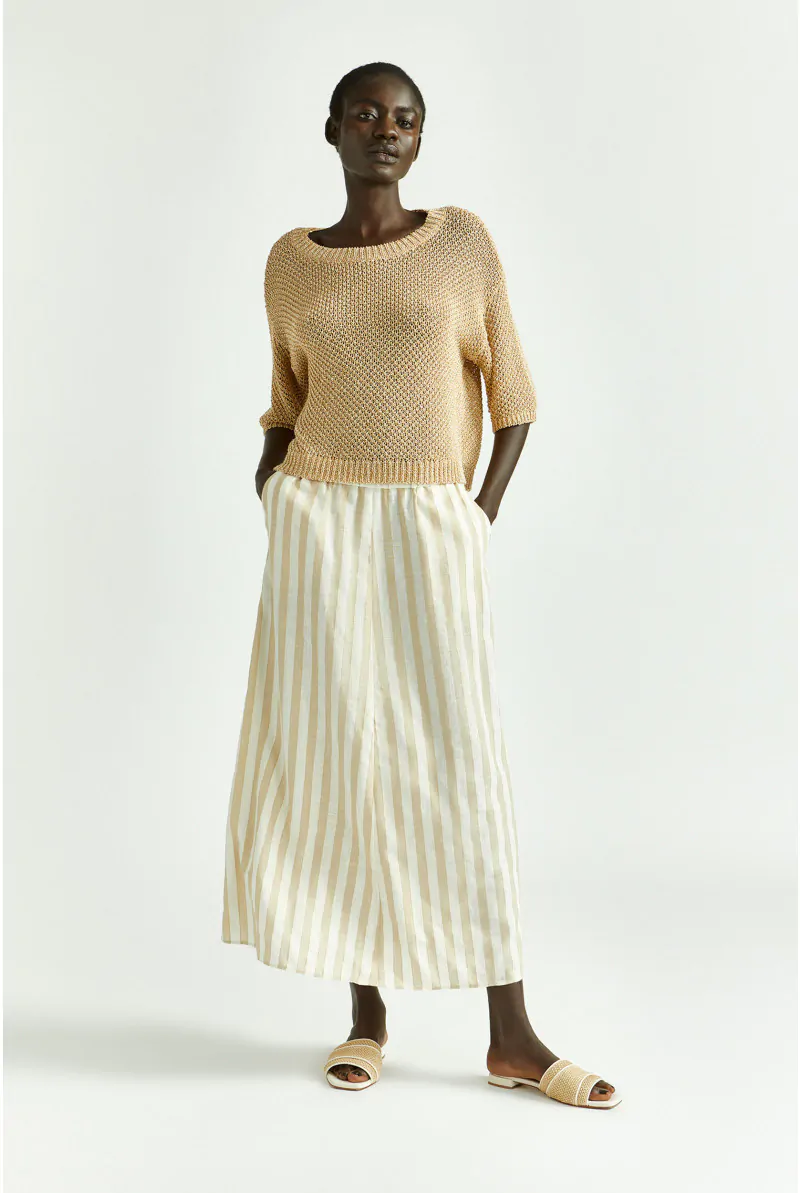 Xandres Jupe Rayée En Ligne A 14422-01-8375