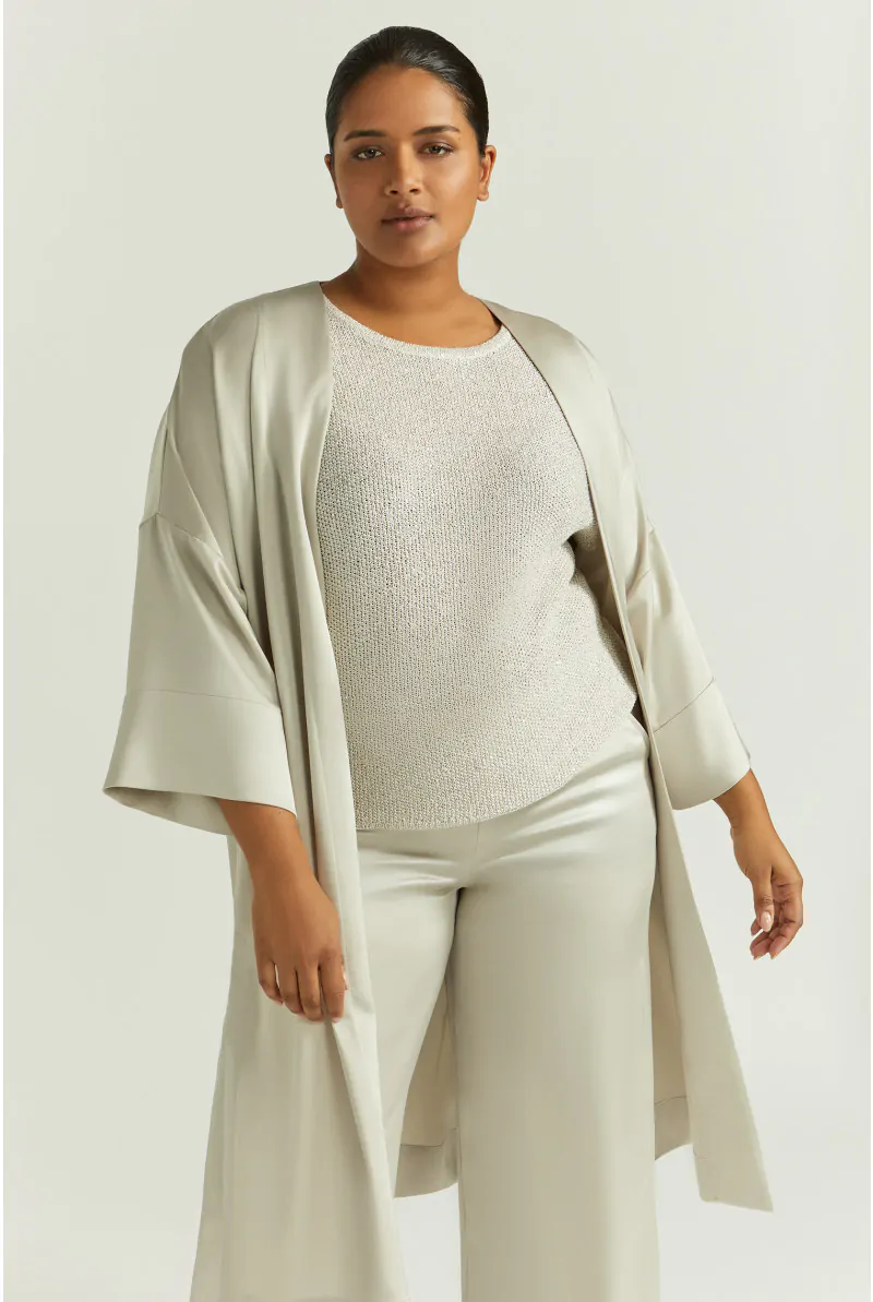 xandres Kimono en tissu brillant 14321-02-1100