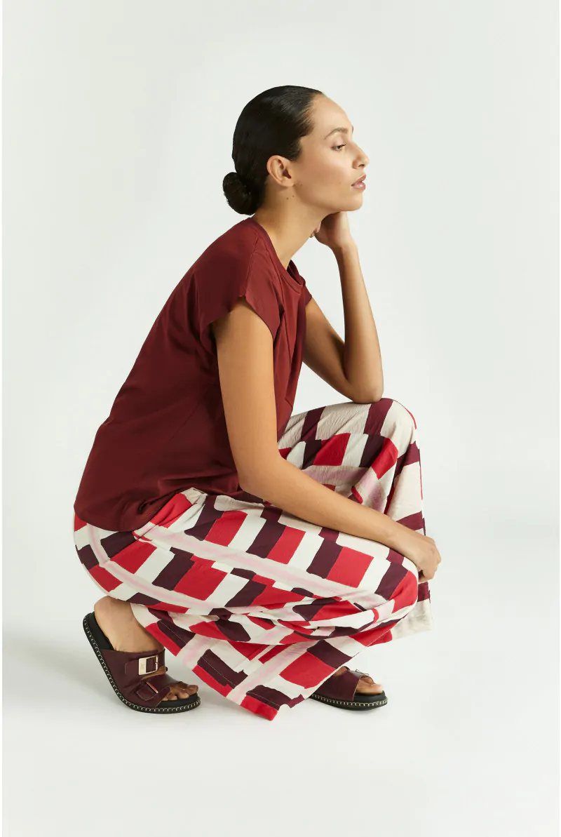 Xandres Pantalon à Motif Aquarelle 14442-01-2695