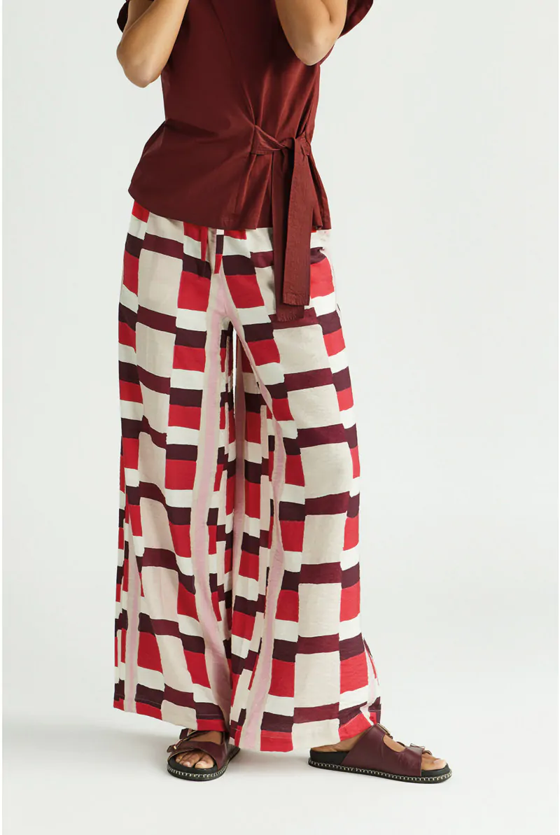 xandres Pantalon à motif aquarelle 14442-01-2695