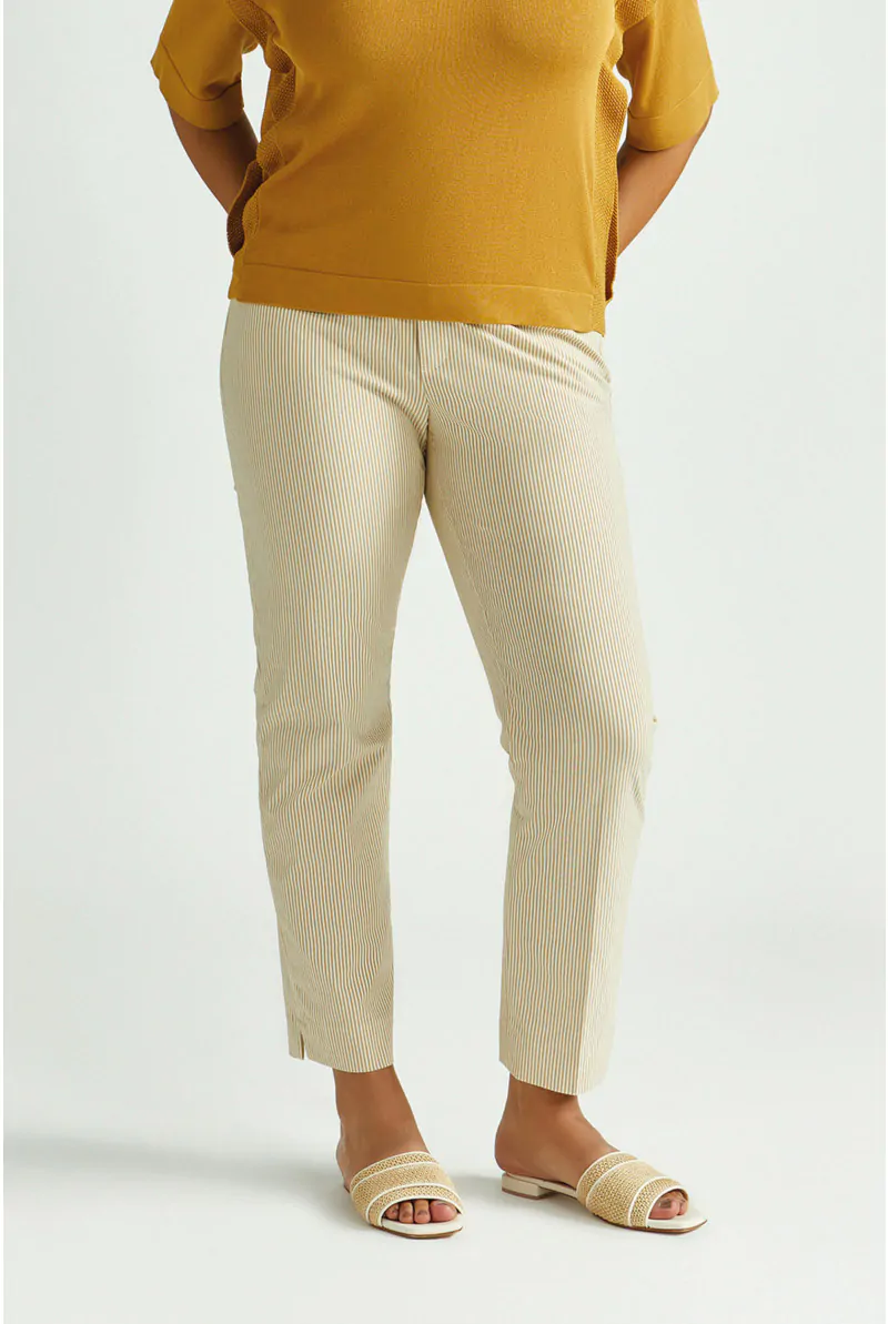 xandres Pantalon estival rayé 81982-07-8015