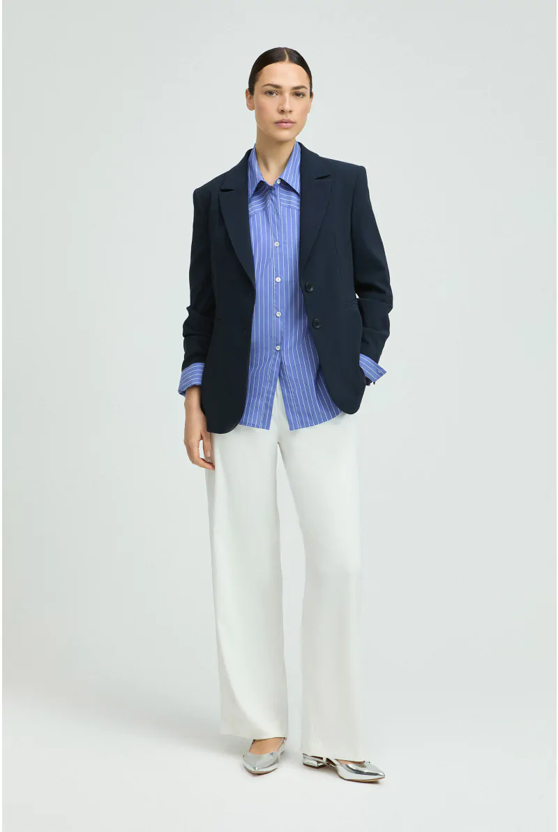 xandres Pantalon large blanc ESS071-01-1841