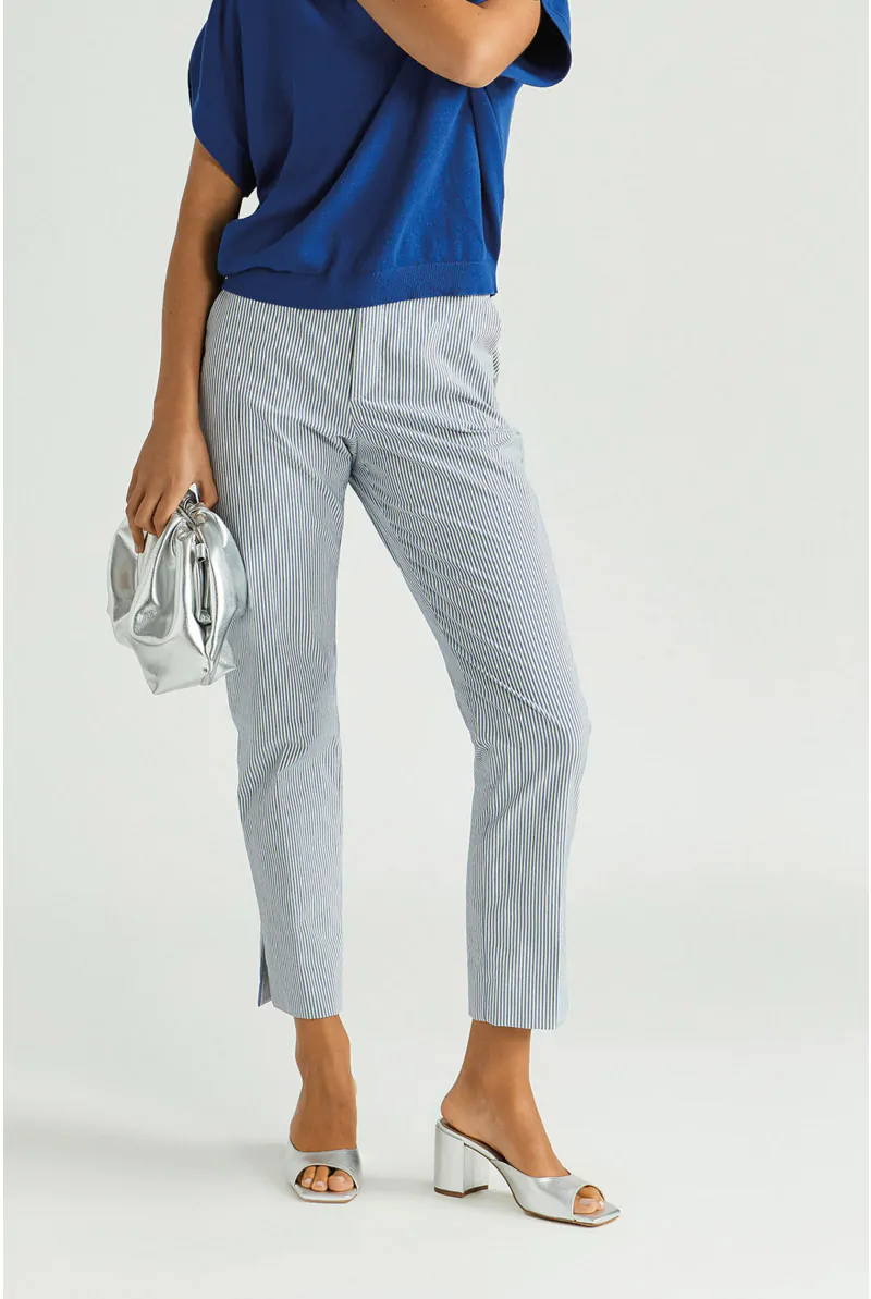 xandres Pantalon rayé moulant 14263-04-5165