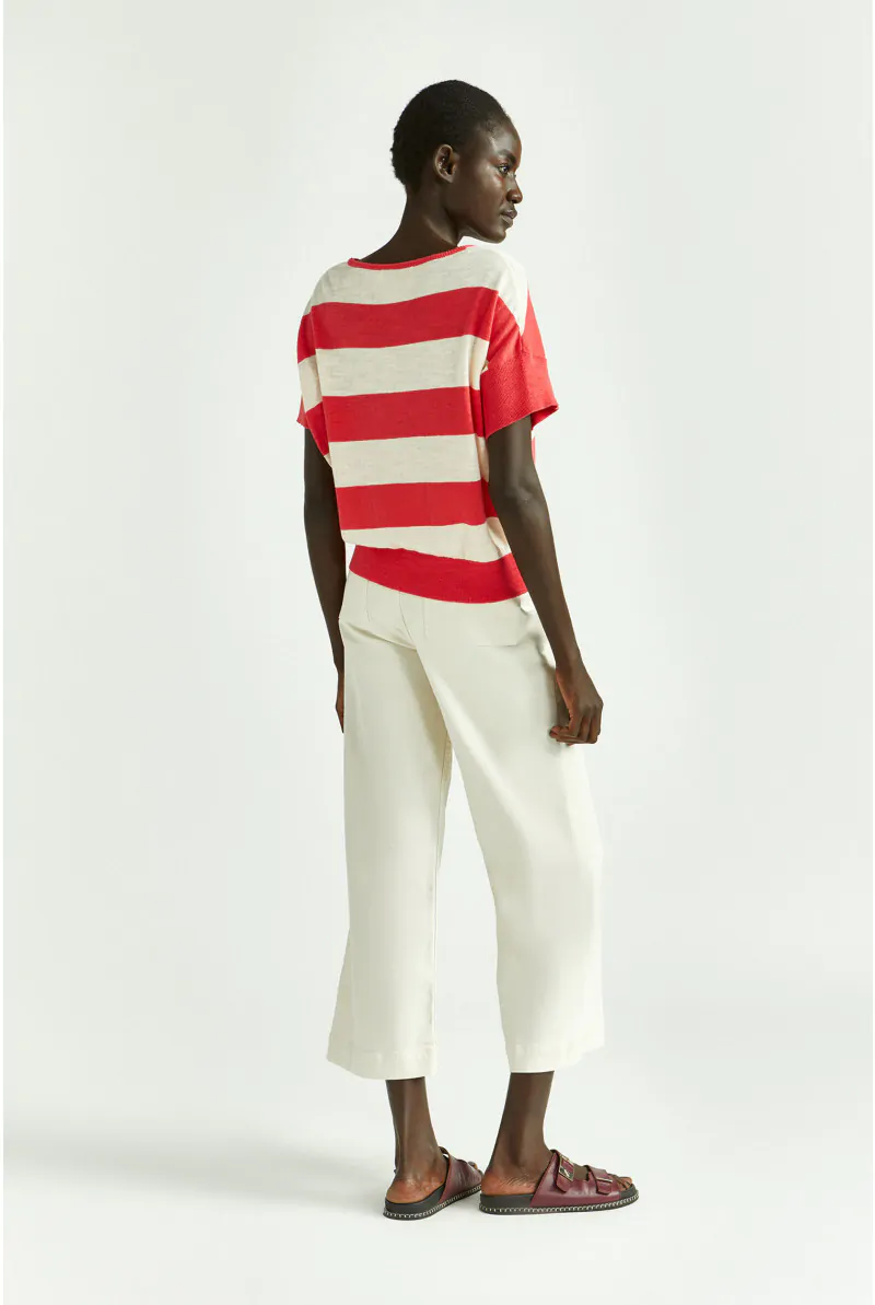 Xandres Petit Pull à Larges Rayures 29299-01-2696