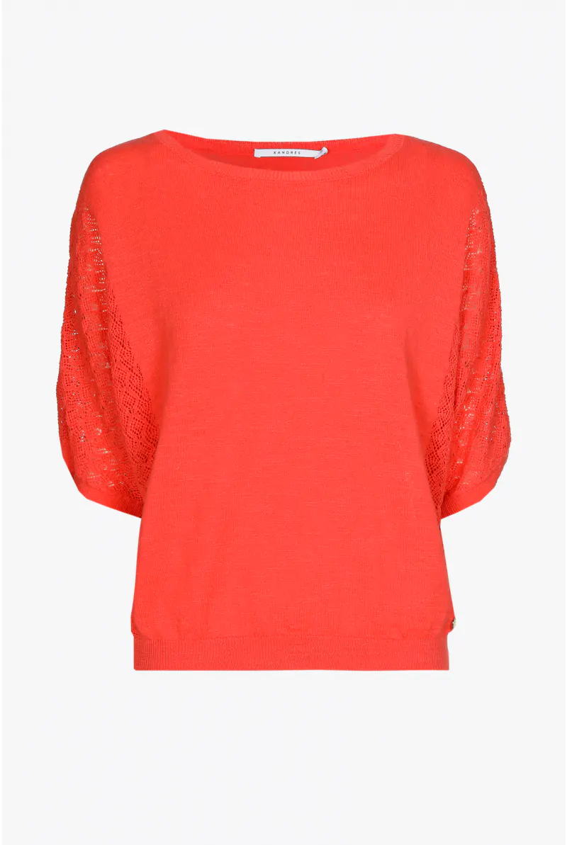 Xandres Petit Pull En Maille Ajourée 29298-01-2691