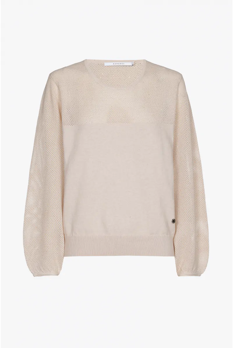 xandres Pull doux en maille ajourée 29233-01-8376