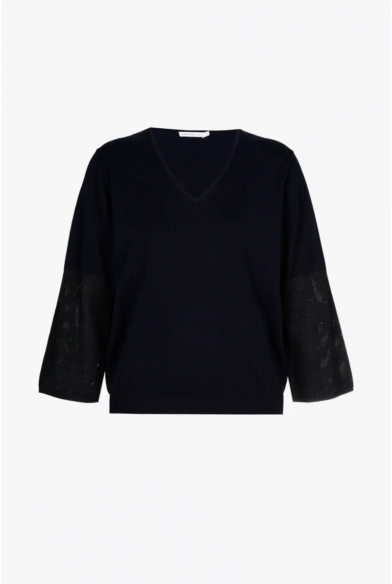 xandres Pull en fine maille ajourée 29276-01-8806