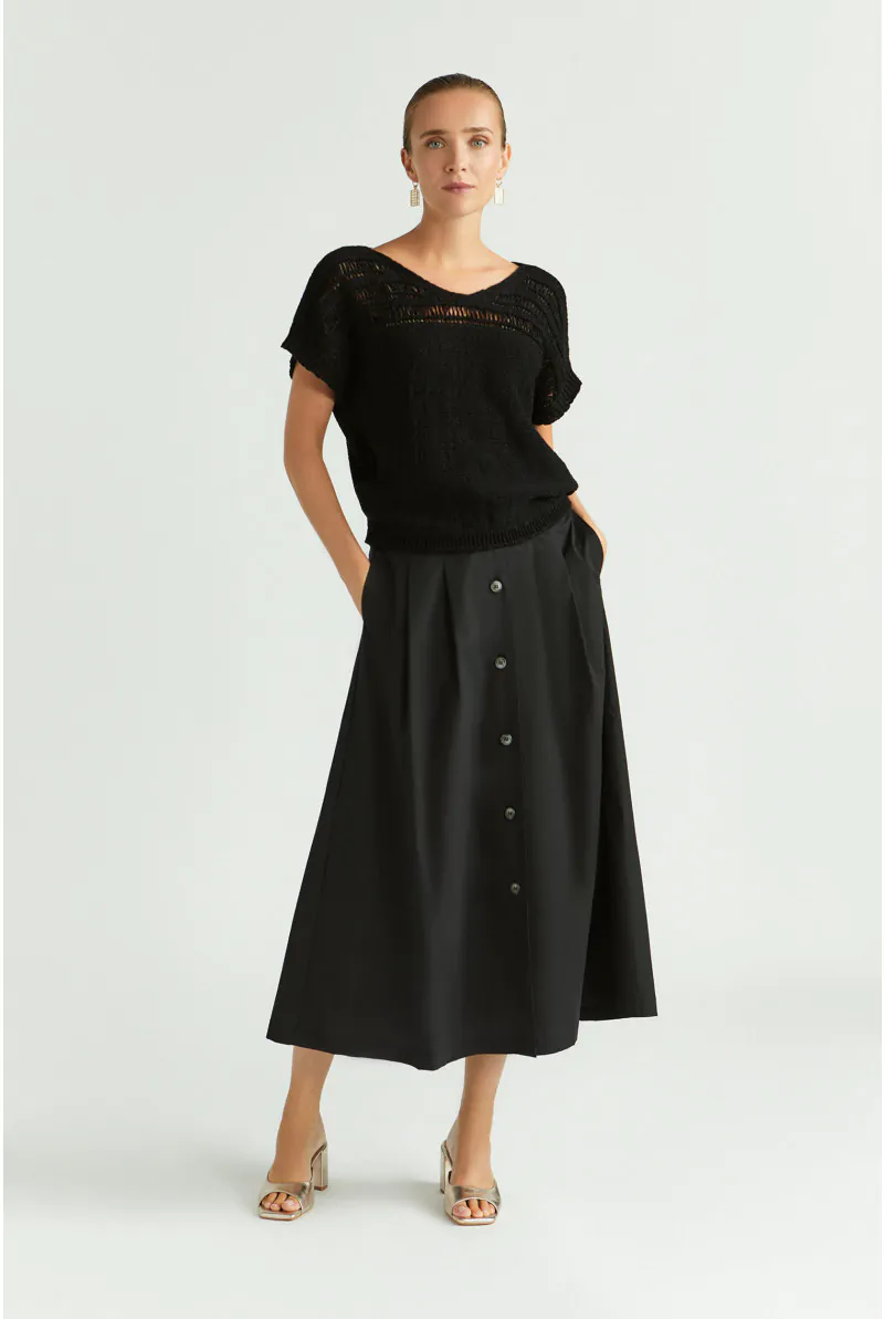 Xandres Pull En Maille Ajourée 29305-01-0041