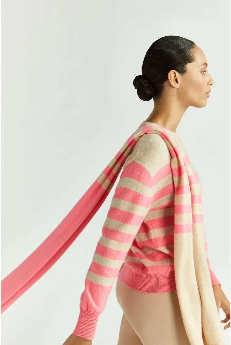 xandres Pull rayé en cachemire 29232-01-8376