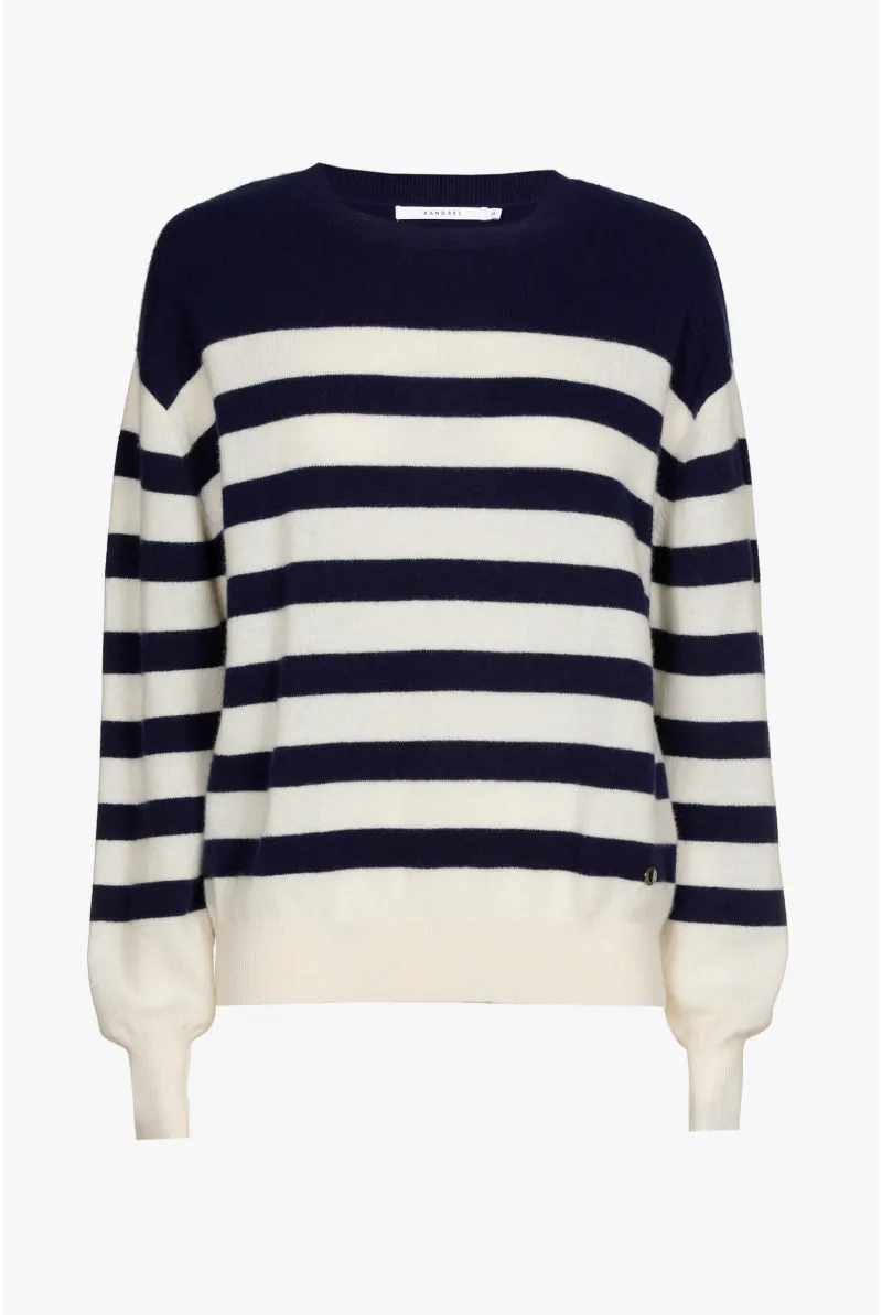 xandres Pull rayé en cachemire 29232-01-8806