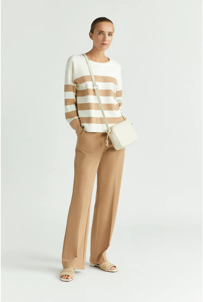 Xandres Pull Rayé En Tissu Milano 29267-01-2416